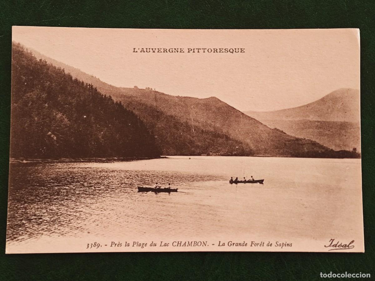 Postales: Postal de Francia Barcos Chambon - Foto 1
