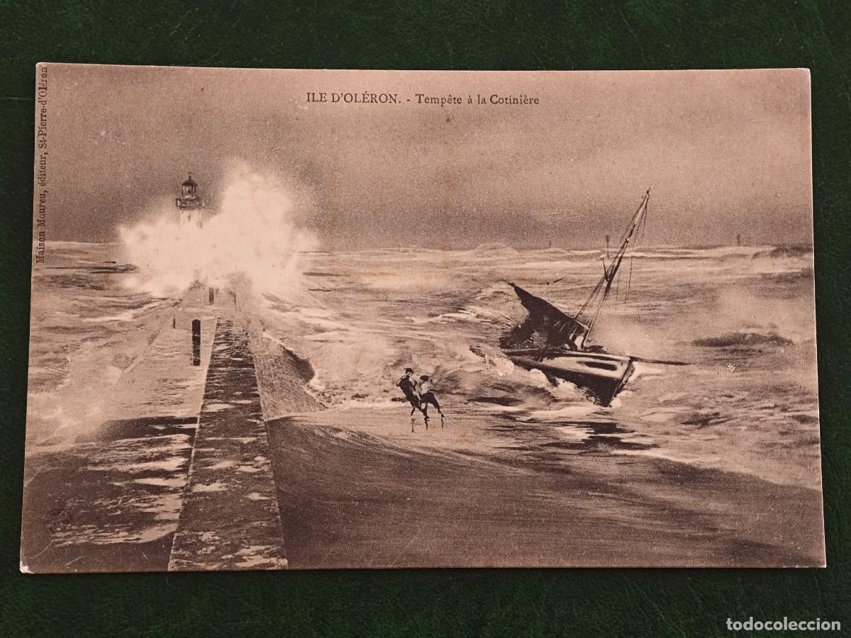 Postales: Postal de Francia Barcos Ile DOleron - Foto 1