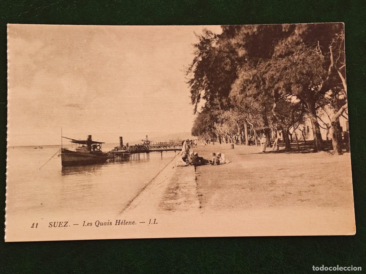 Postales: Postal de Francia Barcos Suez - Foto 1