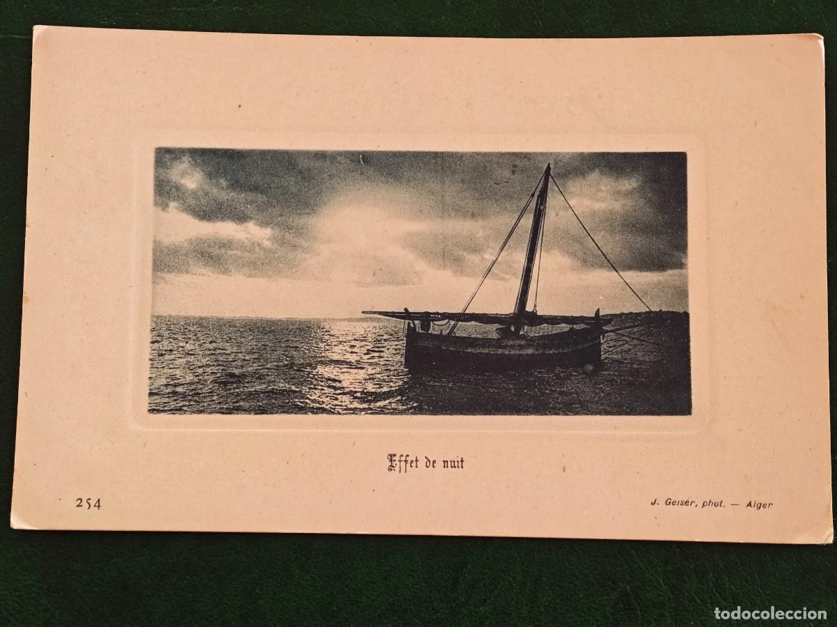 Postales: Postal de Francia Barcos Argelia - Foto 1
