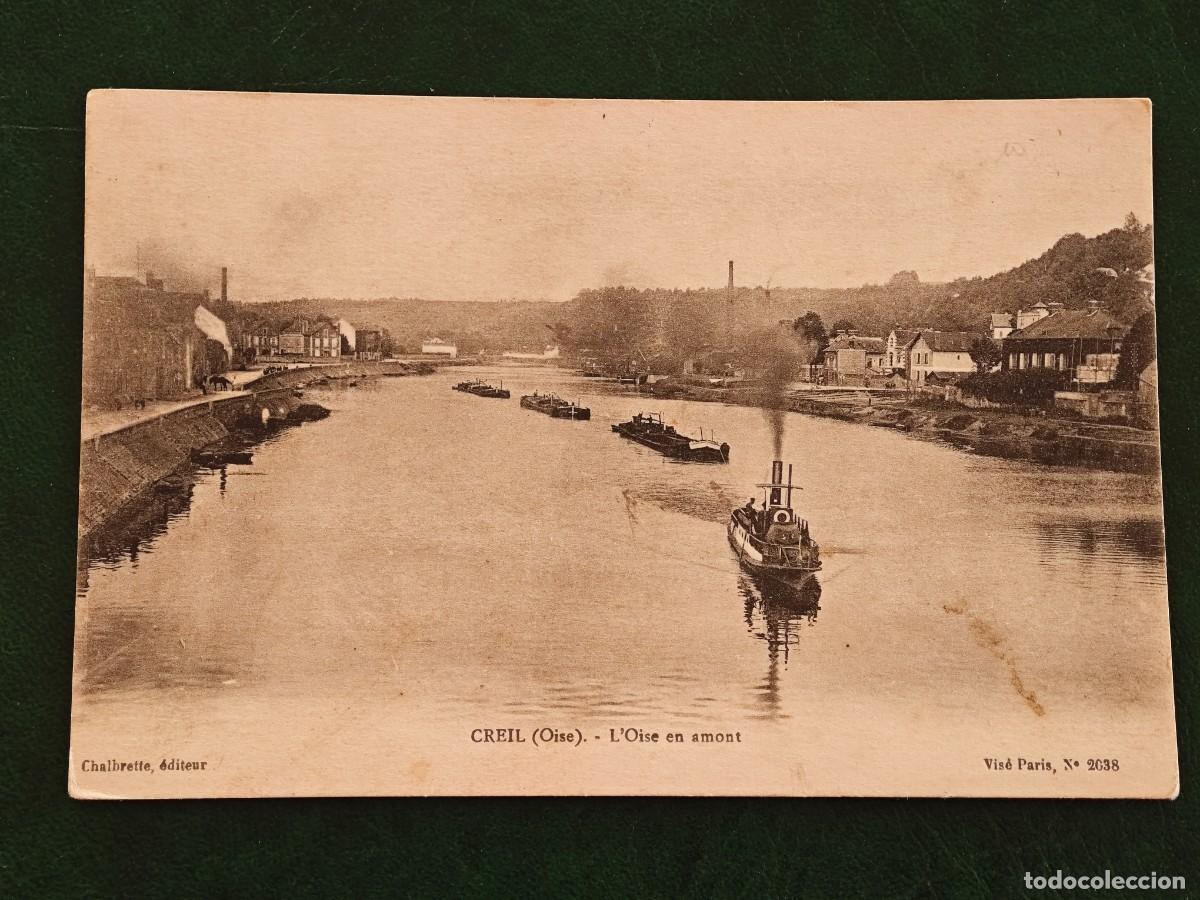 Postales: Postal de Francia Barcos Creil - Foto 1