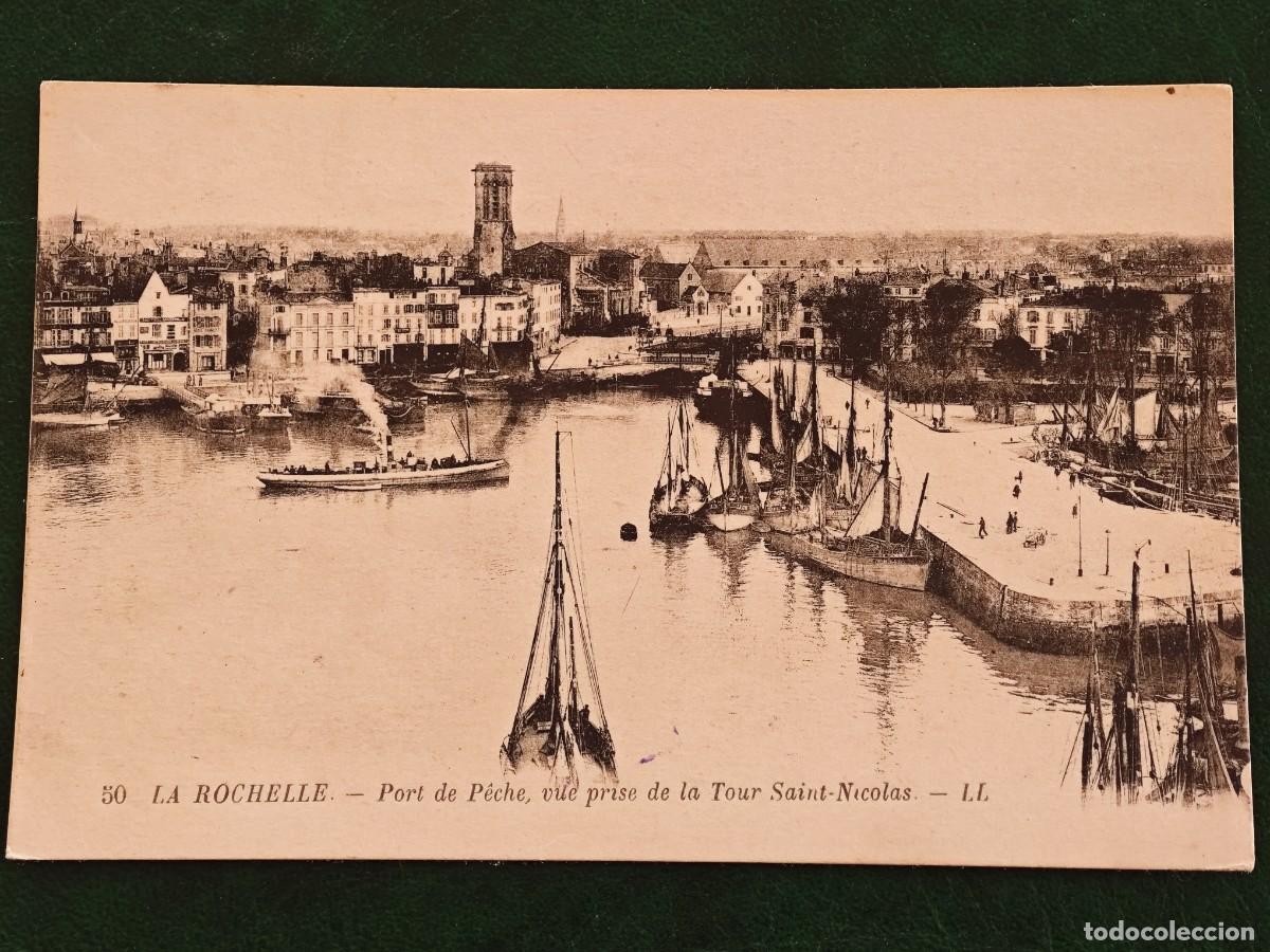 Postales: Postal de Francia Barcos La Rochelle - Foto 1
