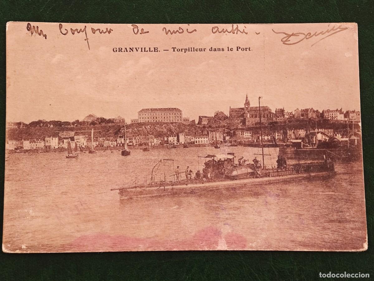 Postales: Postal de Francia Barcos Granville - Foto 1