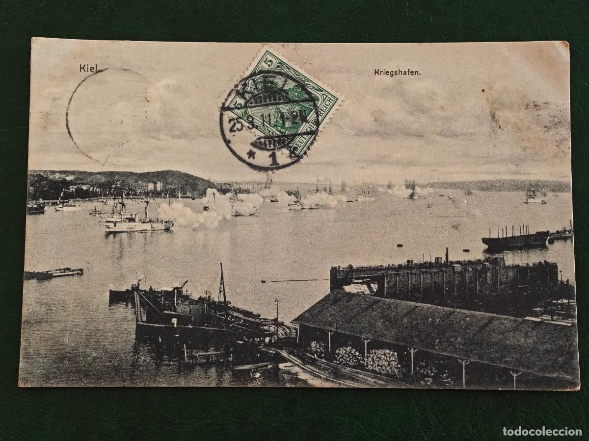 Postales: Postal de Alemania Barcos Kiel - Foto 1