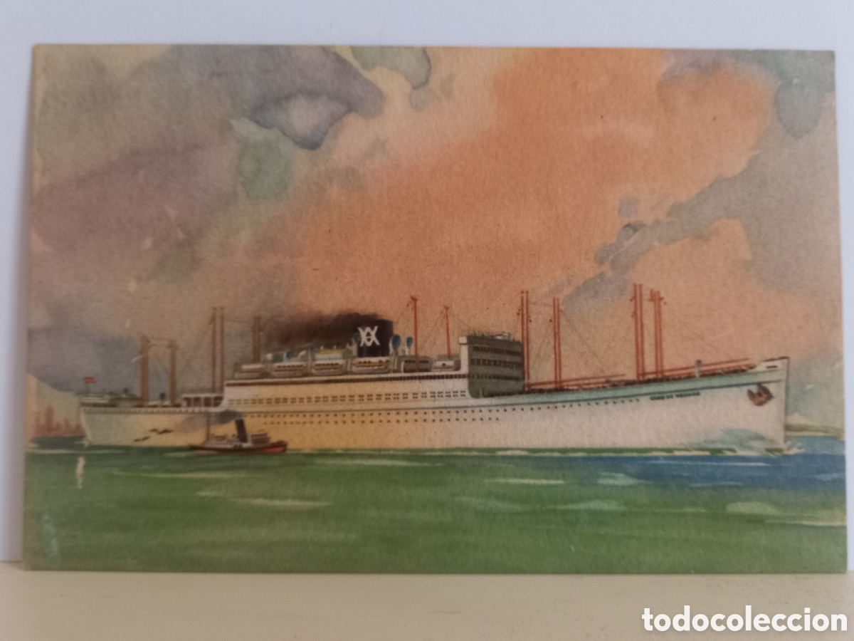 Postales: Postal Ybarra. L&iacute;nea a Sud Am&eacute;rica. - Foto 1