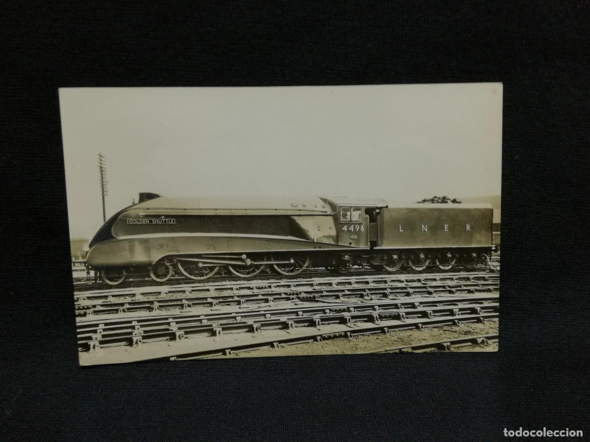 Postales: POSTAL - LOCOMOTORA GOLDEN SHUTTLE 4496 LNER - Foto 1