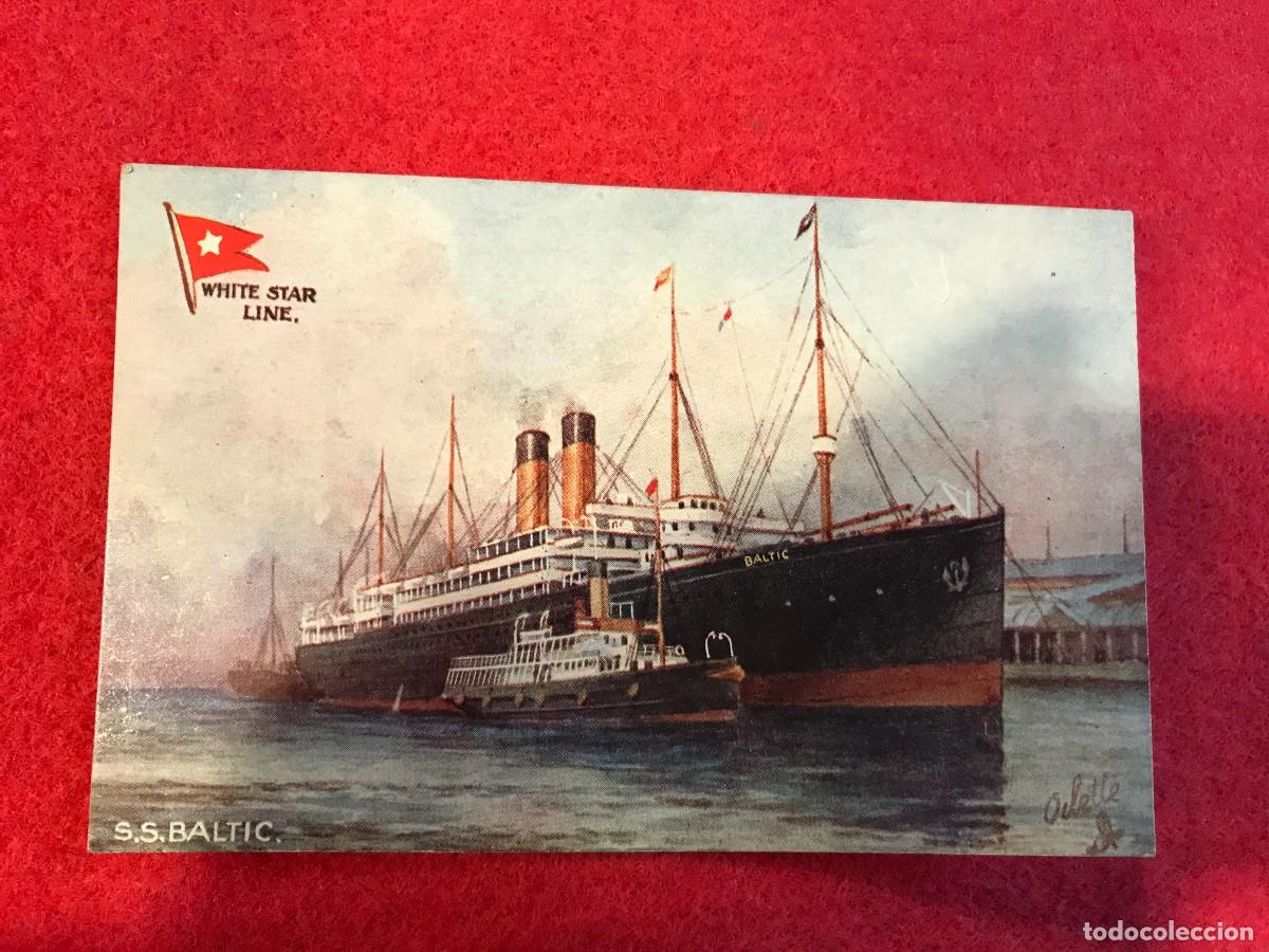 Postales: POSTAL. WHITE STAR LINE. S.S. BALTIC - Foto 1