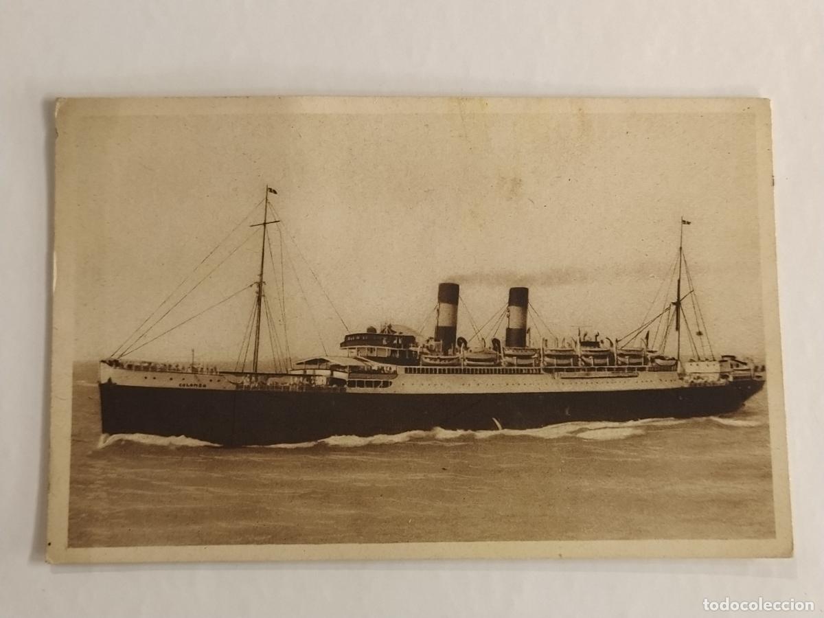 Postales: BARCO - COLOMBO - POSTAL ANTIGUA - (111.368) - Foto 1