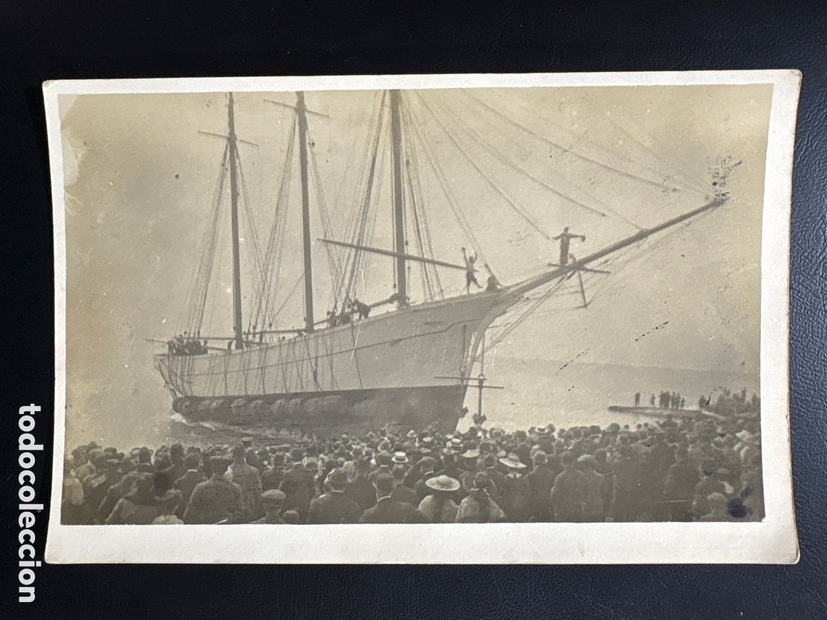 Postales: foto postal de un buque barco - 1918 - Foto 1