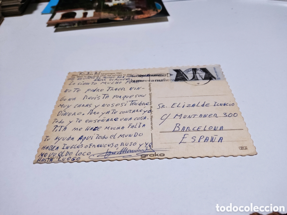 Postales: Postal embarcadero fabricaci&oacute;n nav&iacute;o - Foto 2