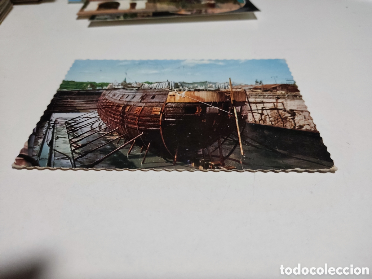 Postales: Postal embarcadero fabricaci&oacute;n nav&iacute;o - Foto 1