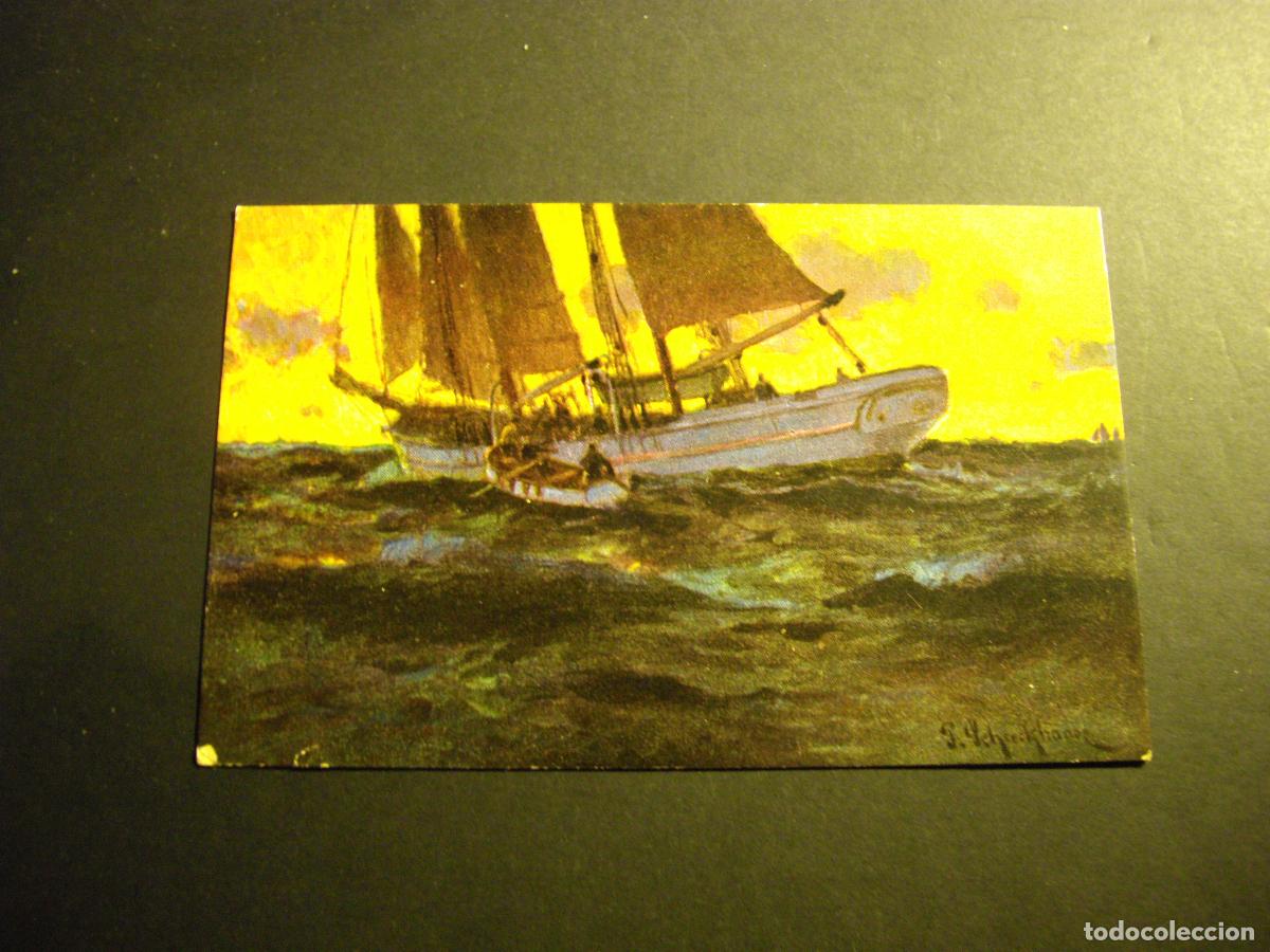 Postales: BARCO POSTAL CROMOLITOGRAFICA - Foto 1