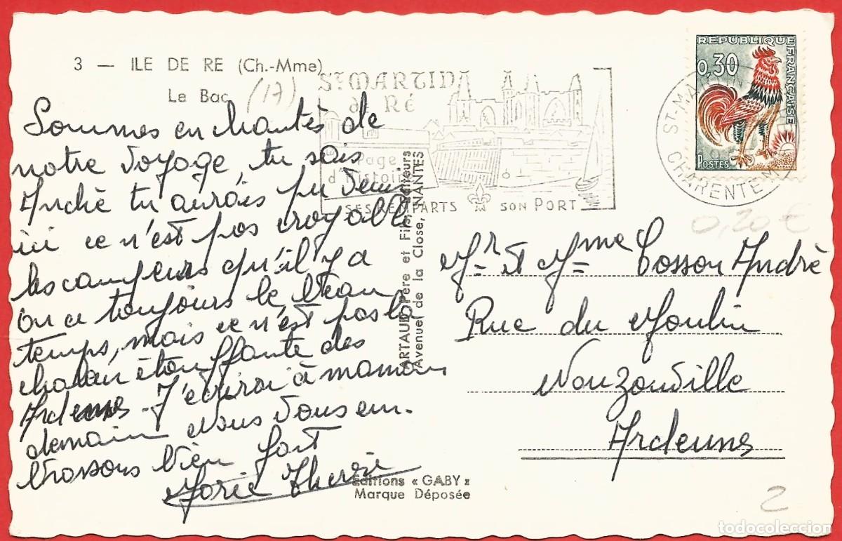 Postales: Barco &rdquo;Fromentin&rdquo; - Transbordador de Isla de R&eacute; - Foto 2