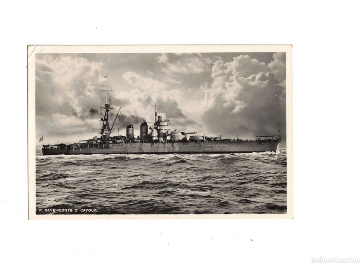 Postales: BARCO. R. NAVE CONTE DI CAVOUR - Foto 1