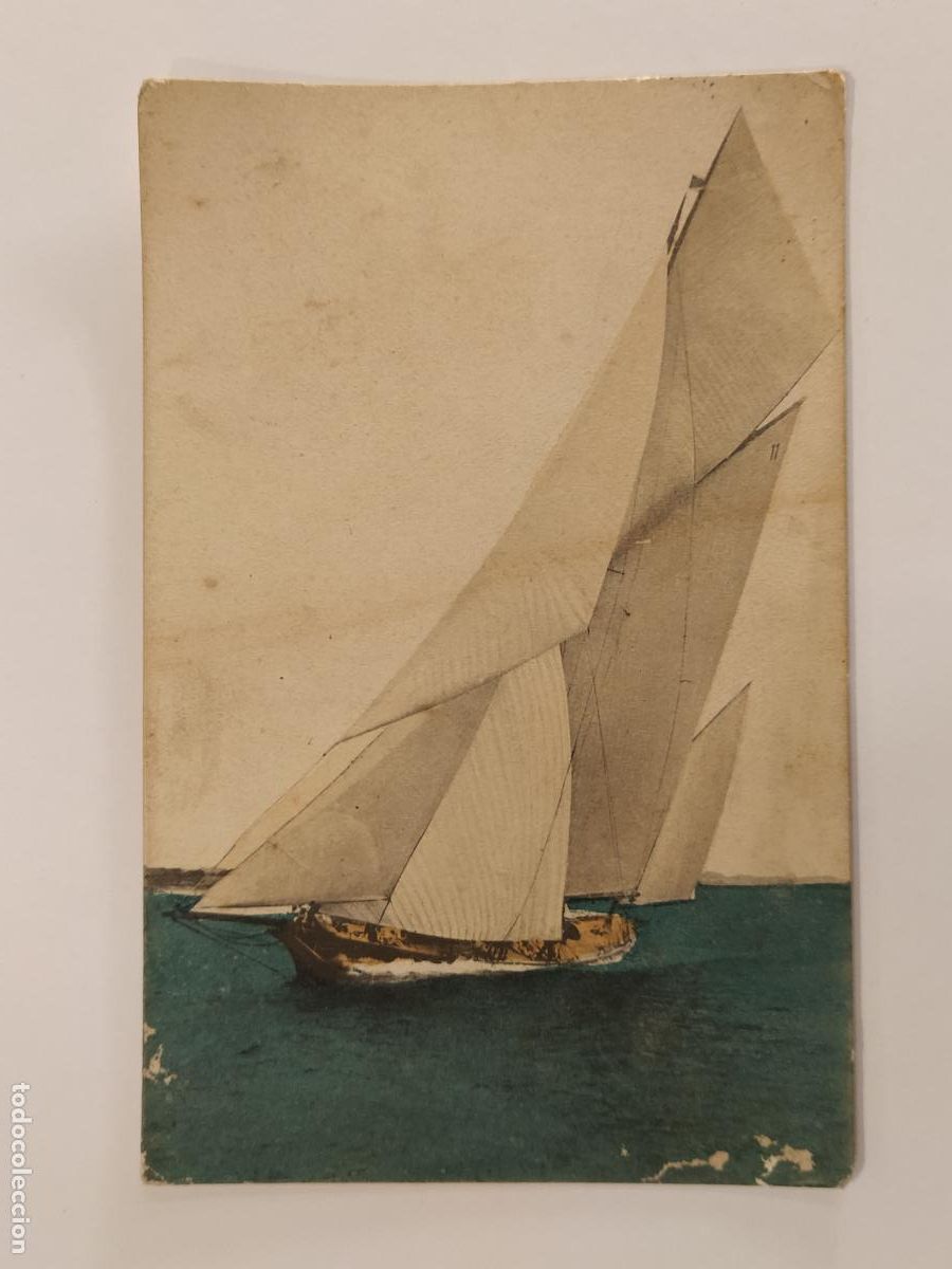 Postales: BARCO DE VELA - POSTAL ANTIGUA -(111.862) - Foto 1