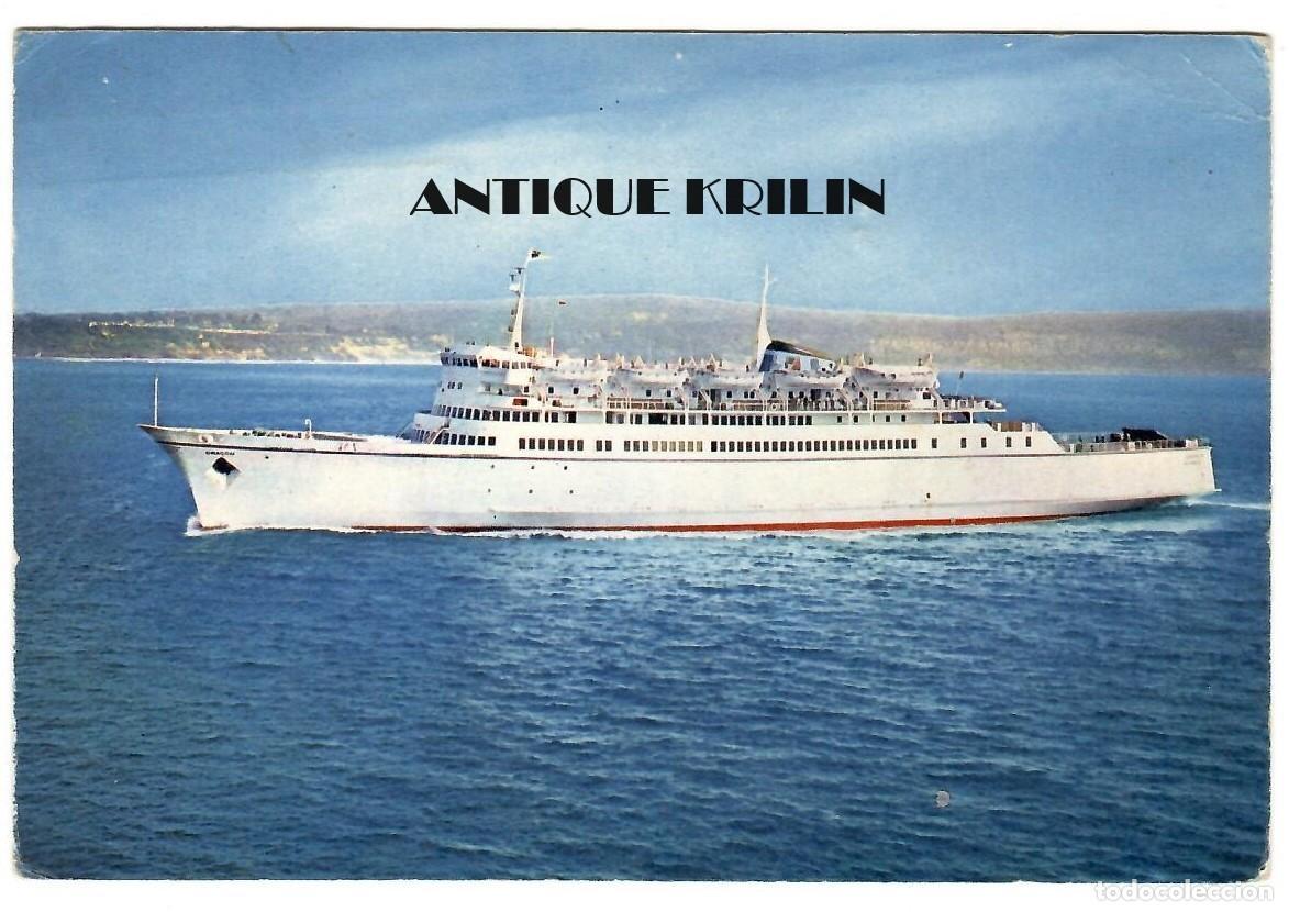 Postales: BUQUE M.V. DRAGON / NORMANDY FERRIES / CIRCULADA - Foto 1