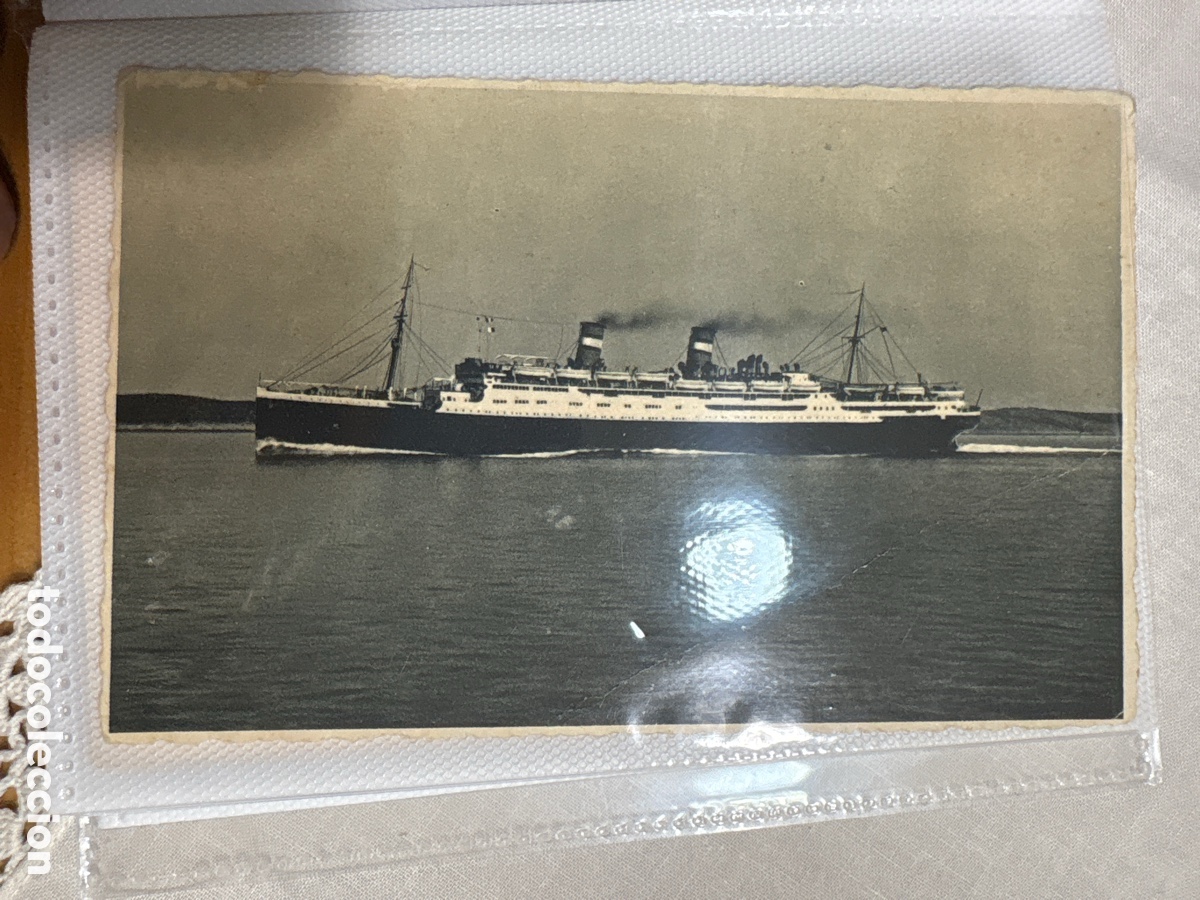 Postales: Lote 20 postales antiguas de Barcos - Foto 3