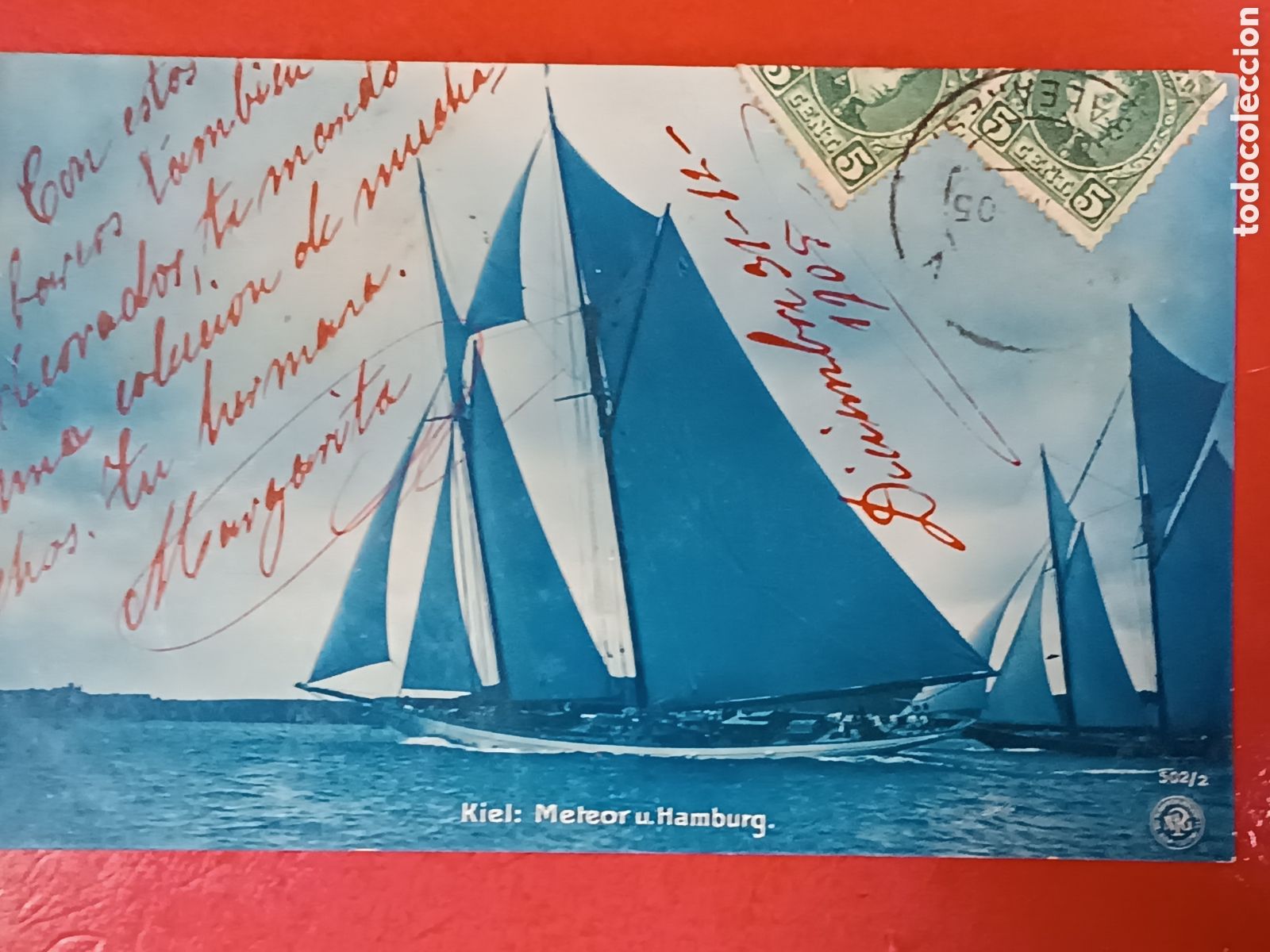 Postales: Kiel: Meteor u. Hamburg. 502/2. - Foto 1