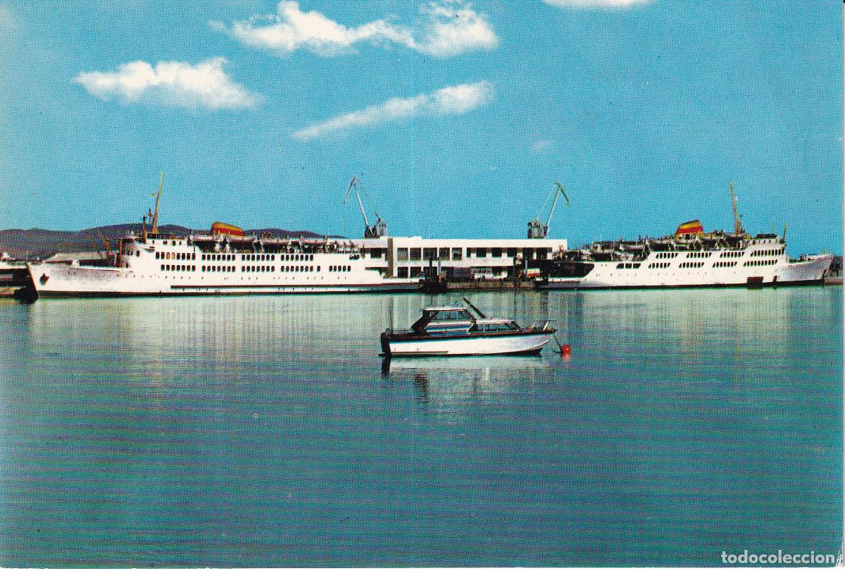 Postales: BARCO TRANSBORDADORES TANGER Y CEUTA - Foto 1