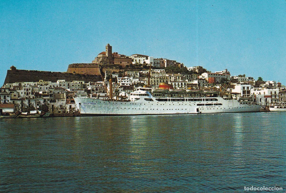 Postales: BARCO EN IBIZA puerto - Foto 1