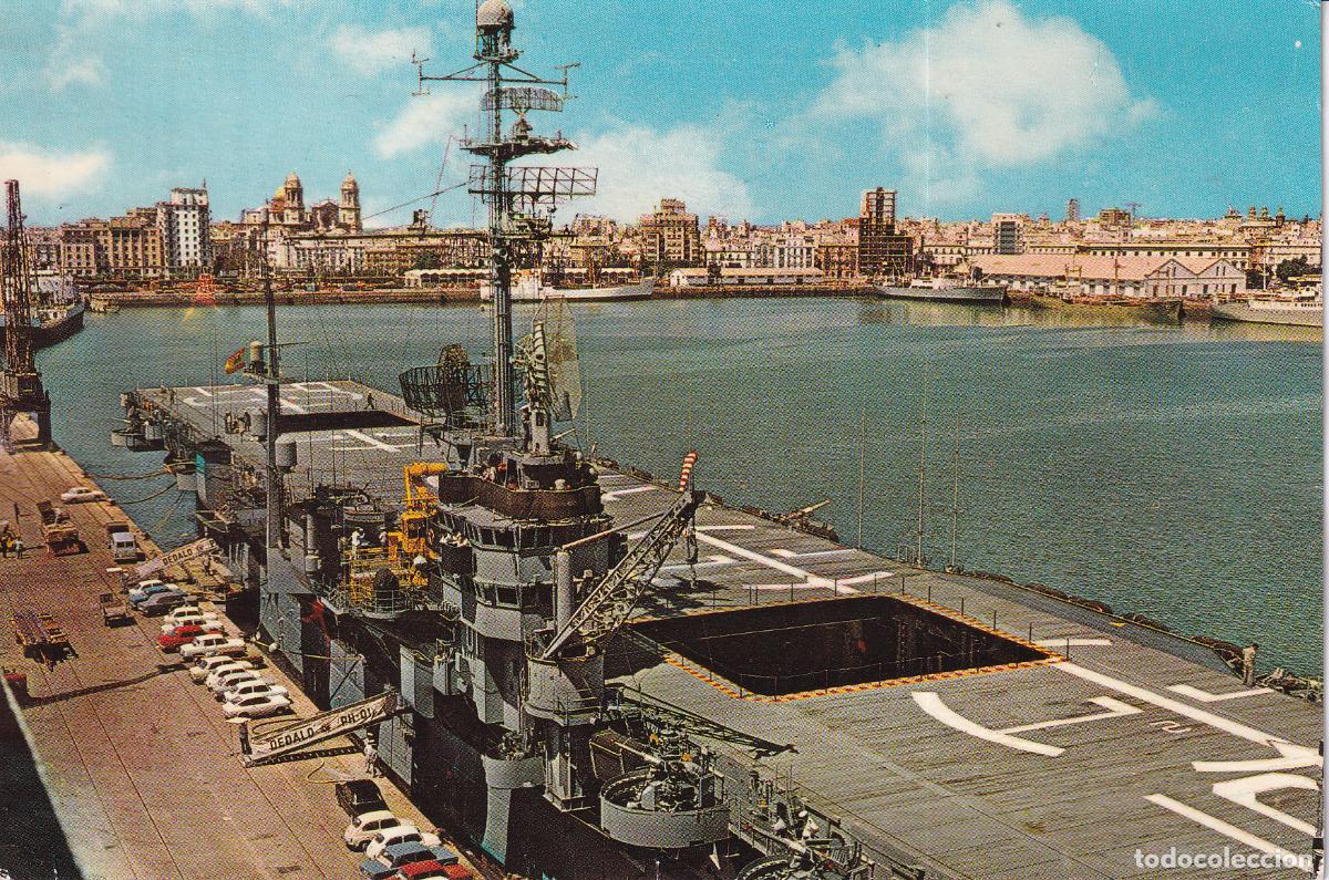 Postales: PORTAHELICOPTEROS DEDALO EN CADIZ - Foto 1