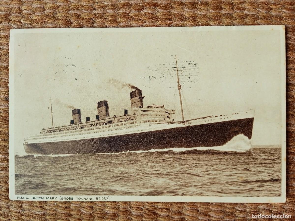 Postales: BUQUE - BARCO R.M.S. QUEEN MARY - Foto 1