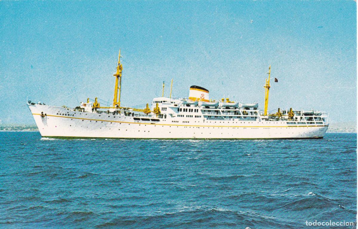 Postales: POSTAL CRUCERO M/V AKDENIZ - KARADENIZ - TURKISH MARITIMI LINES - S/C