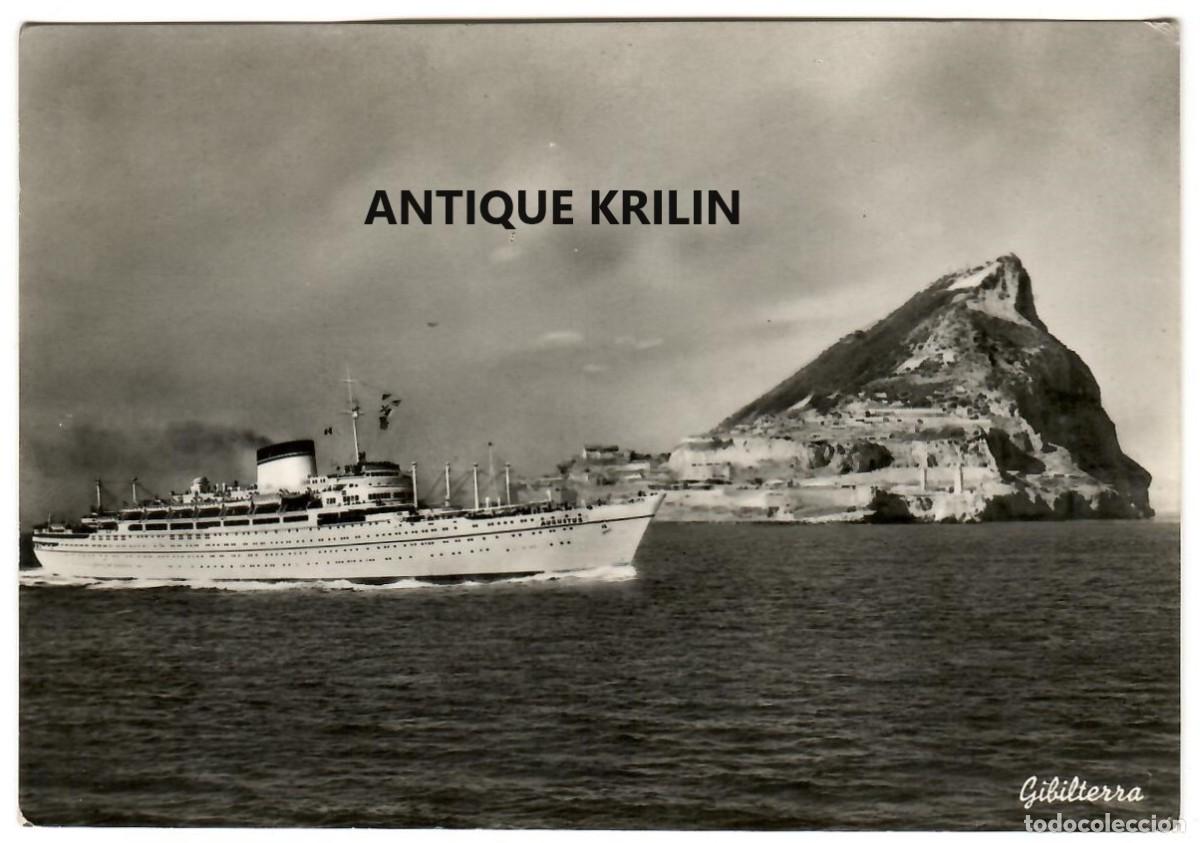 Postales: BUQUE M/N AUGUSTUS / CIRCULADA 1957 - Foto 1
