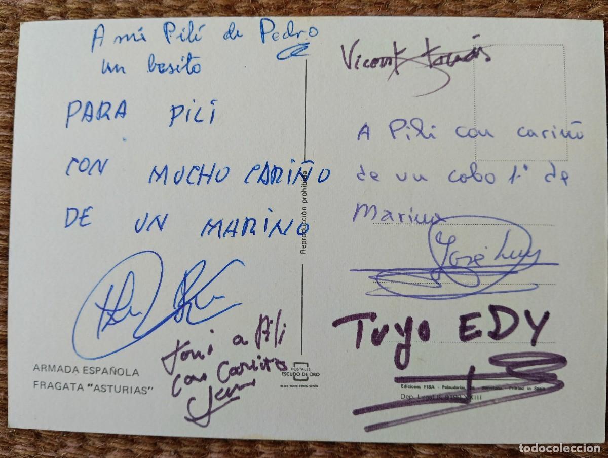 Postales: FRAGATA ASTURIAS - ARMADA ESPA&Ntilde;OLA - Foto 2