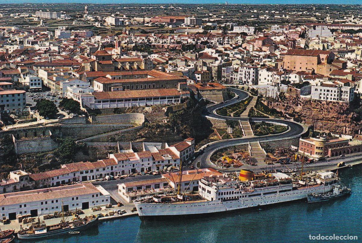 Postales: BARCO PUERTO DE MAHON - Foto 1