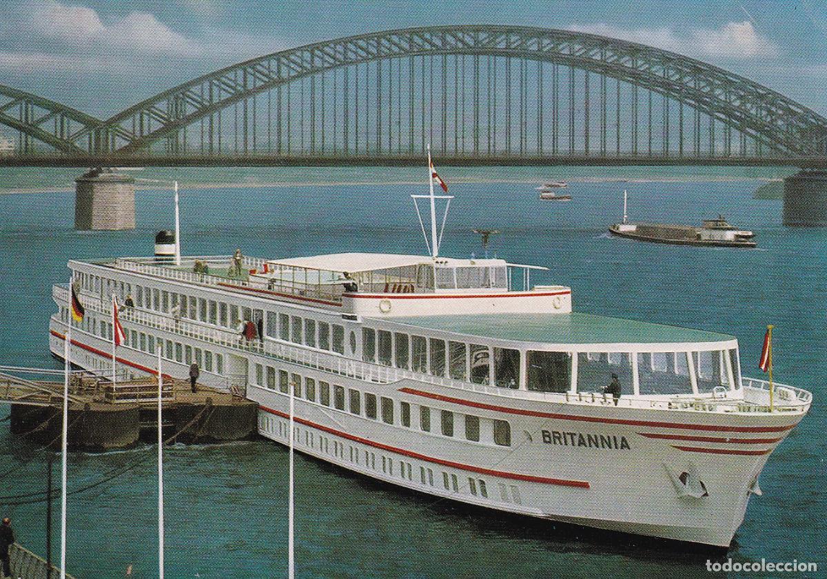 Postales: BARCO M.S. BRITANNIA - Foto 1