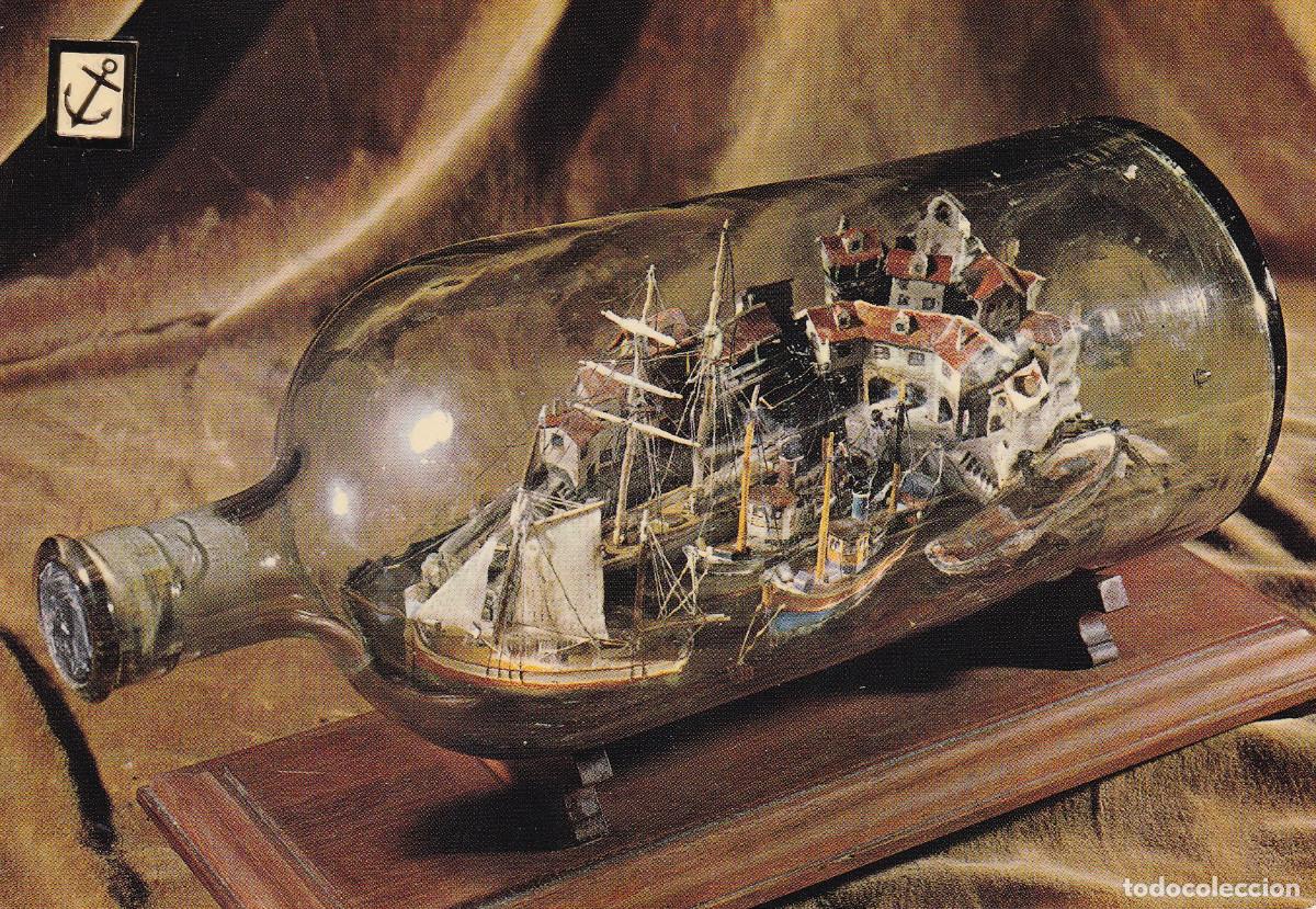 Postales: POSTAL BARCO DENTRO BOTELLA - Foto 1