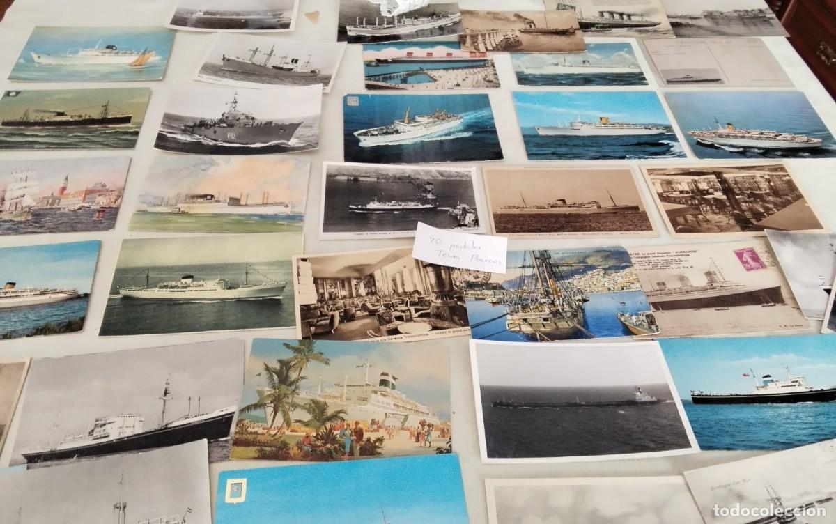 Postales: 40 POSTALES TEMA BARCOS ANTIGUAS - Foto 3