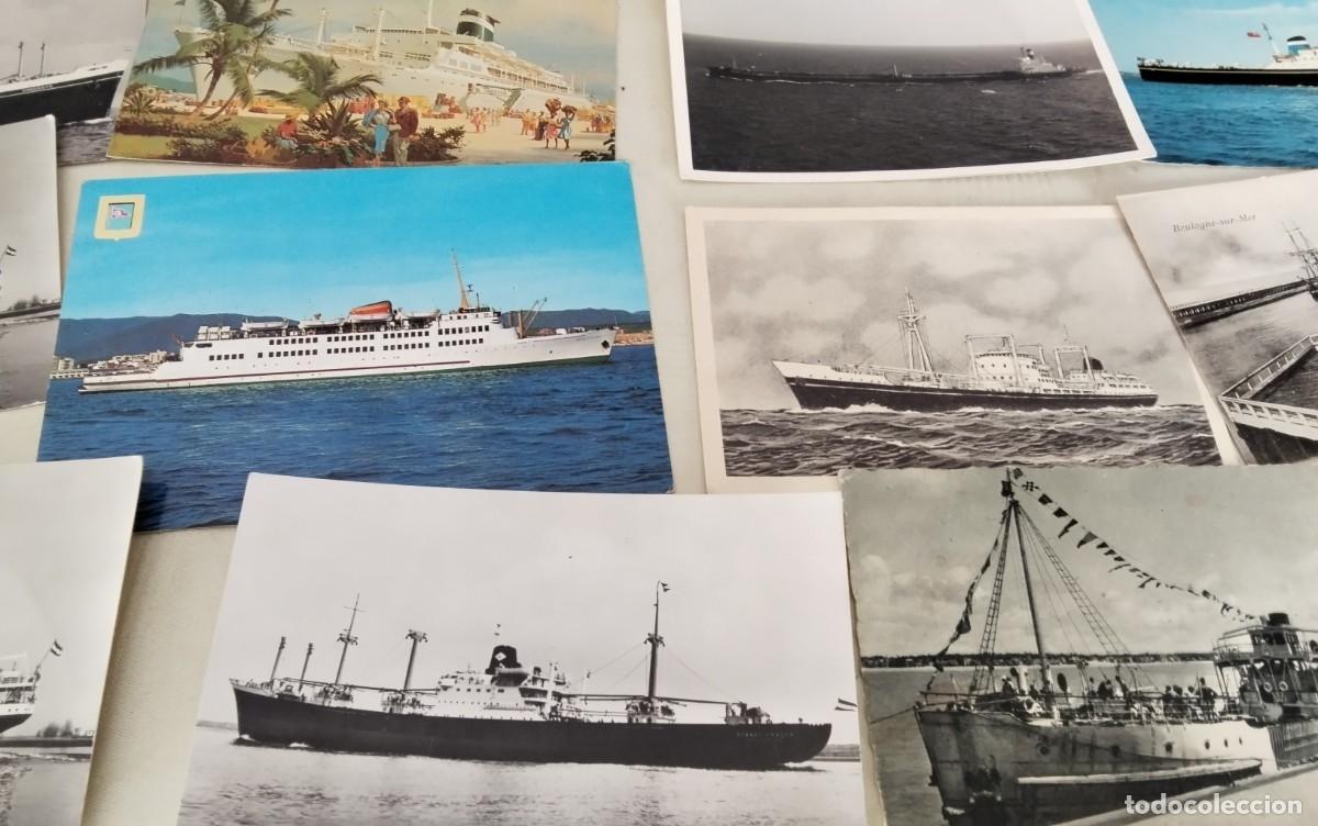 Postales: 40 POSTALES TEMA BARCOS ANTIGUAS - Foto 4