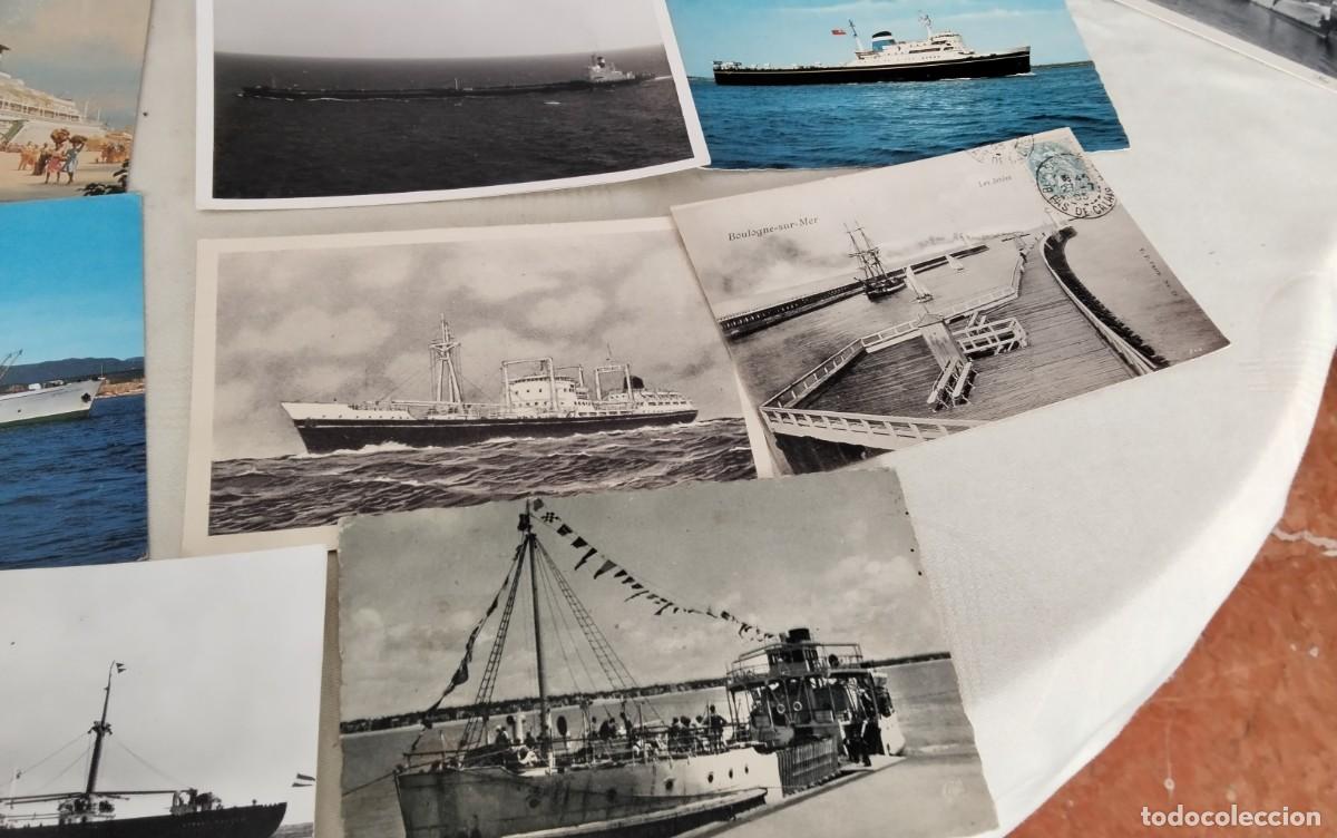 Postales: 40 POSTALES TEMA BARCOS ANTIGUAS - Foto 5