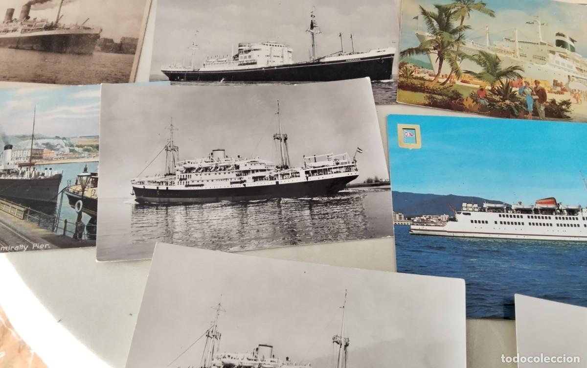 Postales: 40 POSTALES TEMA BARCOS ANTIGUAS - Foto 6