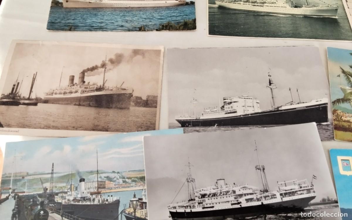 Postales: 40 POSTALES TEMA BARCOS ANTIGUAS - Foto 7