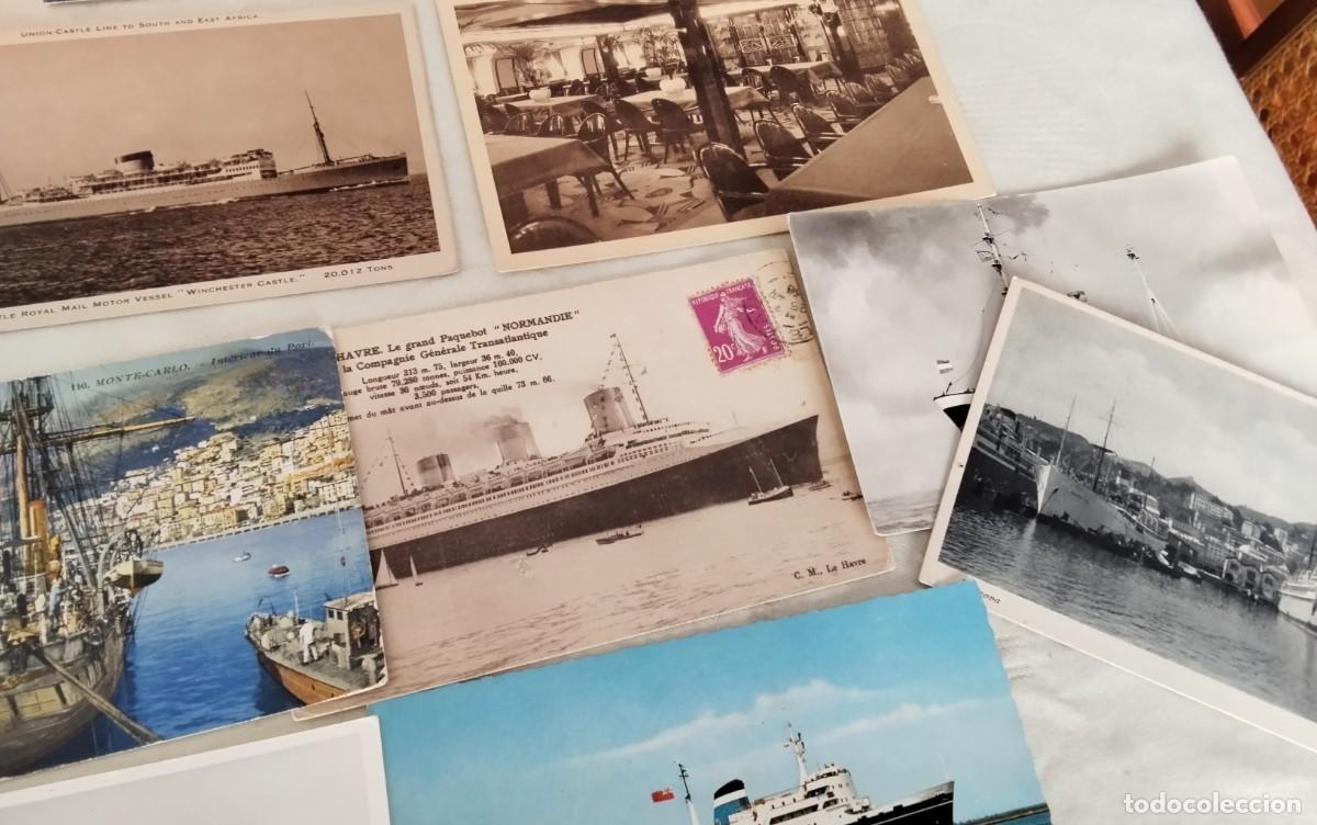 Postales: 40 POSTALES TEMA BARCOS ANTIGUAS - Foto 9