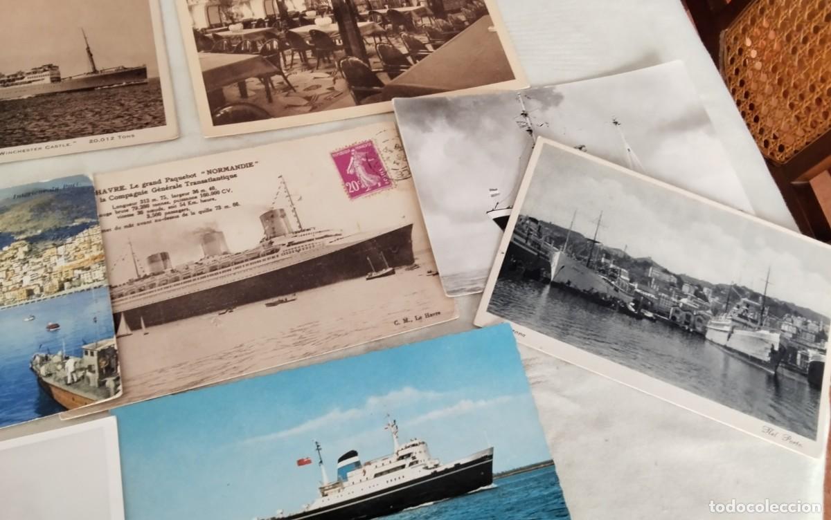 Postales: 40 POSTALES TEMA BARCOS ANTIGUAS - Foto 10