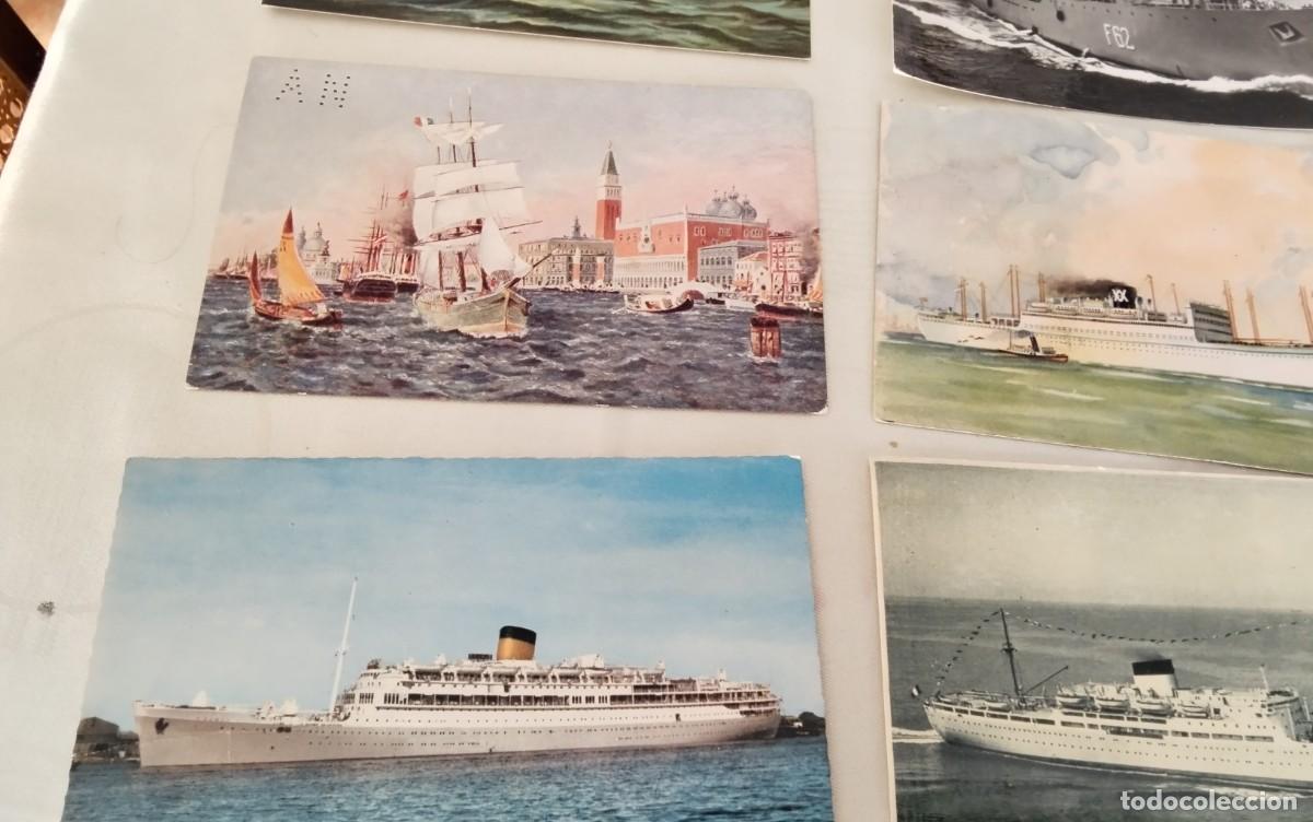 Postales: 40 POSTALES TEMA BARCOS ANTIGUAS - Foto 15