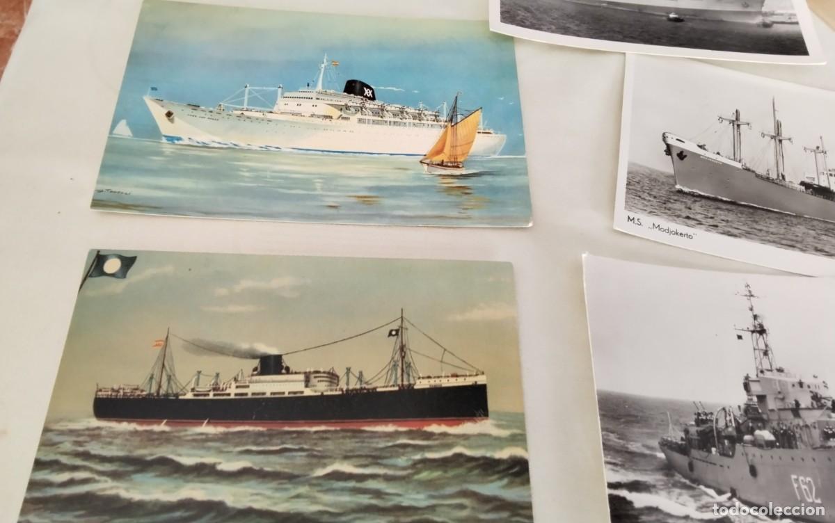 Postales: 40 POSTALES TEMA BARCOS ANTIGUAS - Foto 16