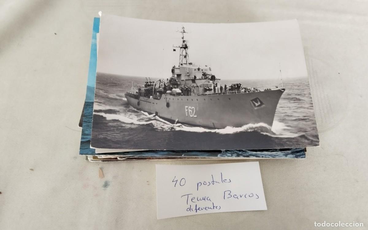 Postales: 40 POSTALES TEMA BARCOS ANTIGUAS - Foto 2