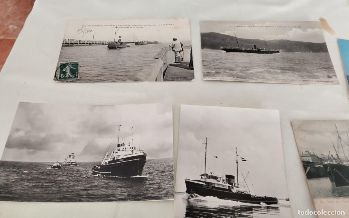 Postales: 35 POSTALES ANTIGUAS TEMA BARCOS - Foto 3