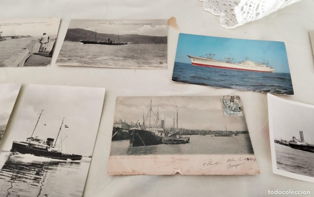 Postales: 35 POSTALES ANTIGUAS TEMA BARCOS - Foto 4