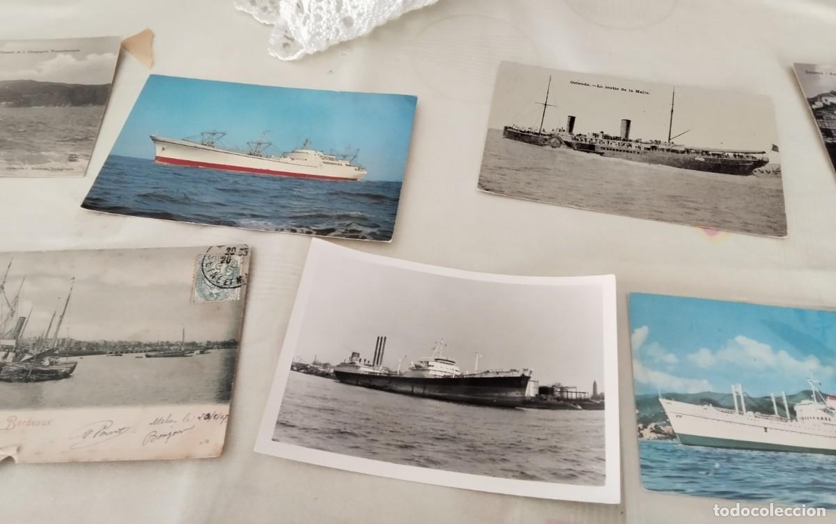 Postales: 35 POSTALES ANTIGUAS TEMA BARCOS - Foto 5