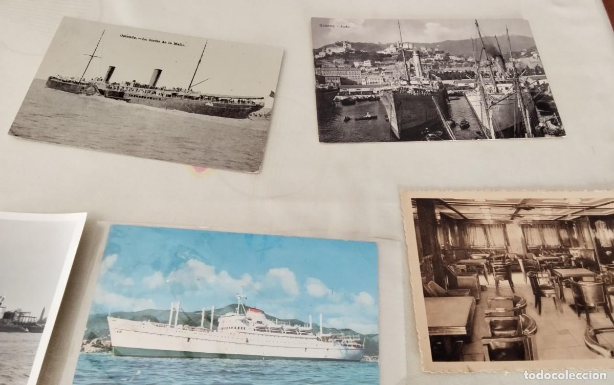 Postales: 35 POSTALES ANTIGUAS TEMA BARCOS - Foto 6