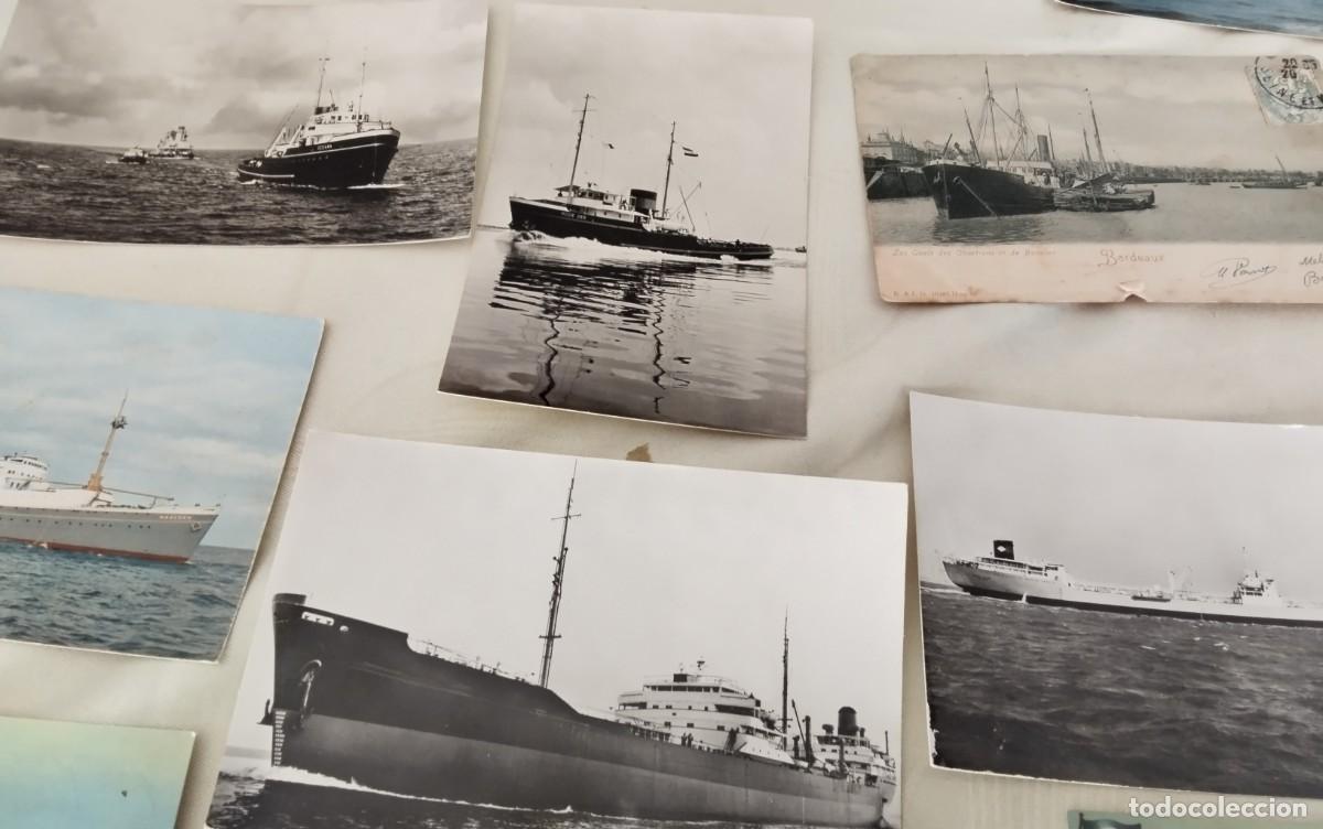 Postales: 35 POSTALES ANTIGUAS TEMA BARCOS - Foto 10