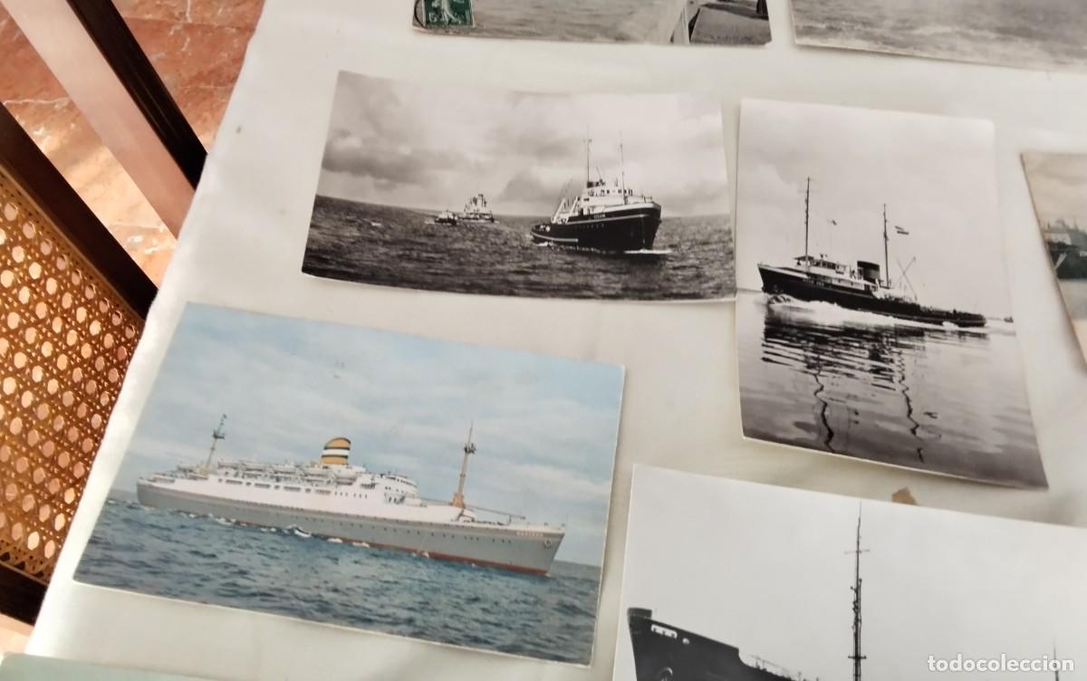 Postales: 35 POSTALES ANTIGUAS TEMA BARCOS - Foto 11