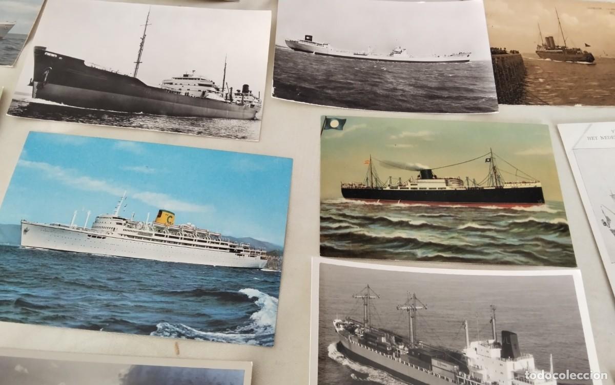 Postales: 35 POSTALES ANTIGUAS TEMA BARCOS - Foto 13