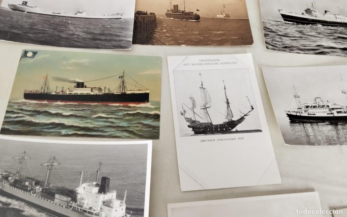 Postales: 35 POSTALES ANTIGUAS TEMA BARCOS - Foto 14